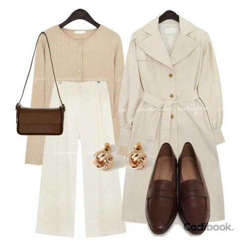 秋冬氣質(zhì)穿搭指南 大衣、毛衣與闊腿褲的時(shí)髦組合